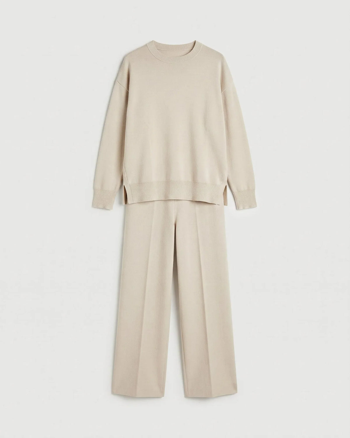 Women's Modest Knit Tricot Pullover Set