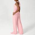 Women's Sleeveless Vest and Leggings Sports Suit Set
